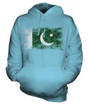 Pakistan Distressed Flag Unisex Adult Hoodie