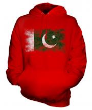 Pakistan Distressed Flag Unisex Adult Hoodie