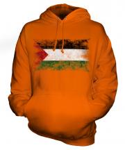Palestine Distressed Flag Unisex Adult Hoodie