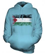 Palestine Distressed Flag Unisex Adult Hoodie