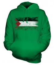 Palestine Distressed Flag Unisex Adult Hoodie