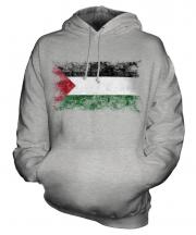Palestine Distressed Flag Unisex Adult Hoodie