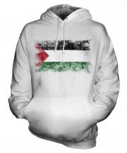 Palestine Distressed Flag Unisex Adult Hoodie