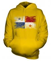 Panama Distressed Flag Unisex Adult Hoodie