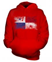 Panama Distressed Flag Unisex Adult Hoodie