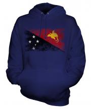 Papua New Guinea Distressed Flag Unisex Adult Hoodie