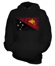 Papua New Guinea Distressed Flag Unisex Adult Hoodie