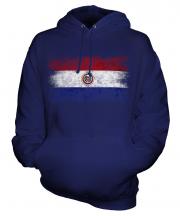 Paraguay Distressed Flag Unisex Adult Hoodie