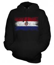 Paraguay Distressed Flag Unisex Adult Hoodie