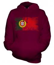 Puerto Rico Distressed Flag Unisex Adult Hoodie