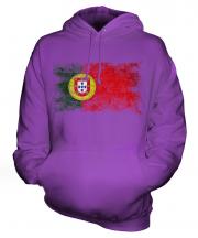 Puerto Rico Distressed Flag Unisex Adult Hoodie