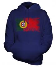 Puerto Rico Distressed Flag Unisex Adult Hoodie