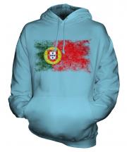 Puerto Rico Distressed Flag Unisex Adult Hoodie