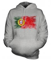 Puerto Rico Distressed Flag Unisex Adult Hoodie