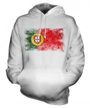 Puerto Rico Distressed Flag Unisex Adult Hoodie