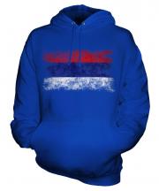 Republika Srpska Distressed Flag Unisex Adult Hoodie