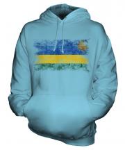 Rwanda Distressed Flag Unisex Adult Hoodie