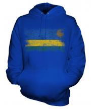 Rwanda Distressed Flag Unisex Adult Hoodie
