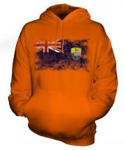 Saint Helena Distressed Flag Unisex Adult Hoodie