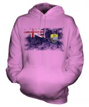 Saint Helena Distressed Flag Unisex Adult Hoodie