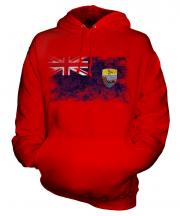 Saint Helena Distressed Flag Unisex Adult Hoodie