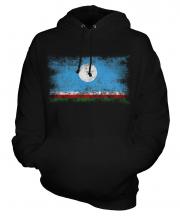 Sakha Republic Distressed Flag Unisex Adult Hoodie