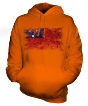 Samoa Distressed Flag Unisex Adult Hoodie
