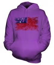 Samoa Distressed Flag Unisex Adult Hoodie