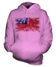 Samoa Distressed Flag Unisex Adult Hoodie