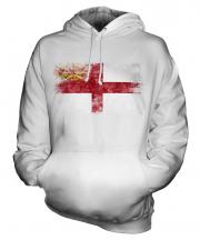 Sark Distressed Flag Unisex Adult Hoodie
