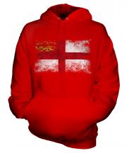 Sark Distressed Flag Unisex Adult Hoodie