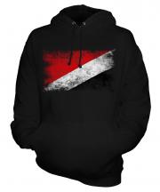Sealand Distressed Flag Unisex Adult Hoodie
