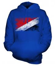 Sealand Distressed Flag Unisex Adult Hoodie