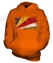 Seychelles Distressed Flag Unisex Adult Hoodie