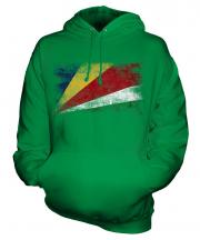 Seychelles Distressed Flag Unisex Adult Hoodie