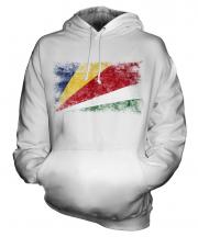 Seychelles Distressed Flag Unisex Adult Hoodie
