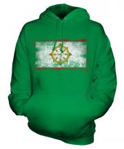 Sikkim Distressed Flag Unisex Adult Hoodie