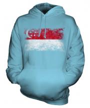 Singapore Distressed Flag Unisex Adult Hoodie