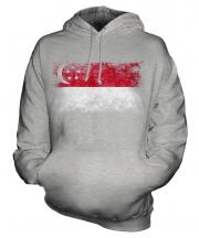 Singapore Distressed Flag Unisex Adult Hoodie