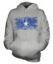 Somalia Distressed Flag Unisex Adult Hoodie