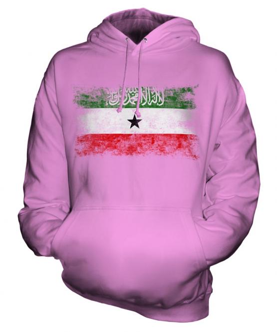 Somaliland Distressed Flag Unisex Adult Hoodie
