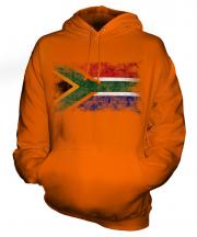 South Africa Distressed Flag Unisex Adult Hoodie