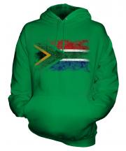 South Africa Distressed Flag Unisex Adult Hoodie