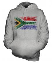 South Africa Distressed Flag Unisex Adult Hoodie
