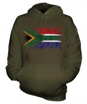 South Africa Distressed Flag Unisex Adult Hoodie