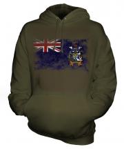 South Georgia Distressed Flag Unisex Adult Hoodie