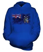 South Georgia Distressed Flag Unisex Adult Hoodie