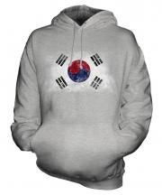 South Korea Distressed Flag Unisex Adult Hoodie