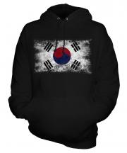 South Korea Distressed Flag Unisex Adult Hoodie