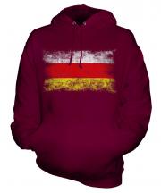 South Ossetia Distressed Flag Unisex Adult Hoodie